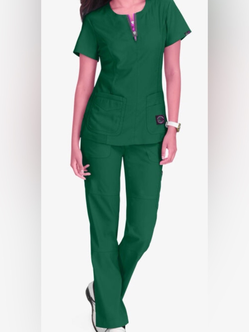 Women's Koi Lite Green Scrub Pants & Top Set